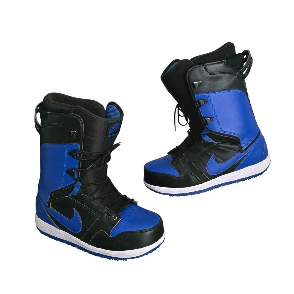 Nike Vapen Snowboard Boots Mens Size 10.5 Black Royal White